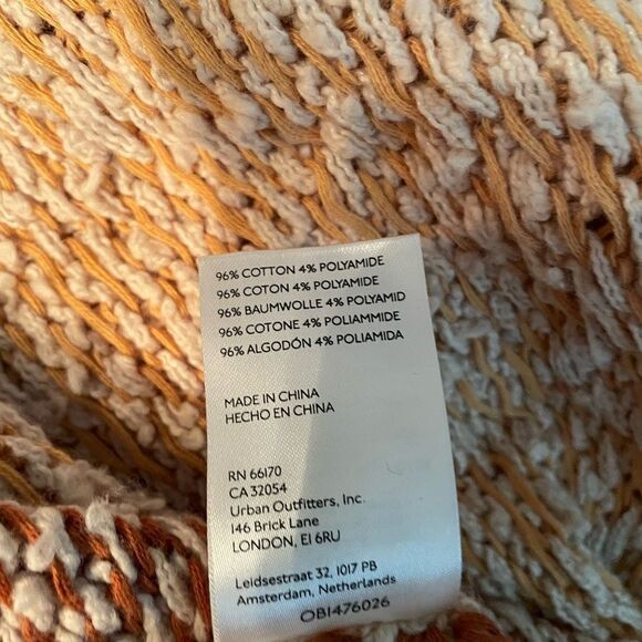 Free People Ikat Oasis Maxi Dress Halter Crochet 
Knit buckles size M NWT - Picture 10 of 12